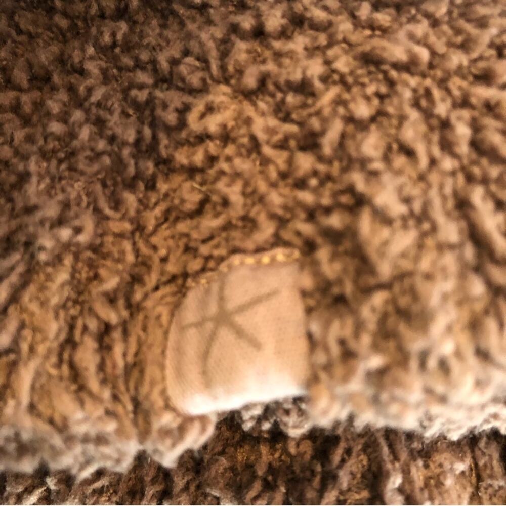 Barefoot Dreams mocha brown open front loop trim cardigan size Small - Picture 13 of 14